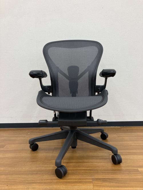 Herman Miller (ハーマンミラー) アーロンチェア リマスタード AER1B23DW-0004 アームカバー・説明書付 2022年製