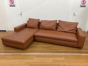 arflex (アルフレックス) カウチソファー SONA〈ローアーム〉 SNA-16BR+14BCL 幅:約270㎝ ブラウン