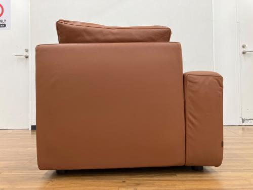 arflex (アルフレックス) カウチソファー SONA〈ローアーム〉 SNA-16BR+14BCL 幅:約270㎝ ブラウン
