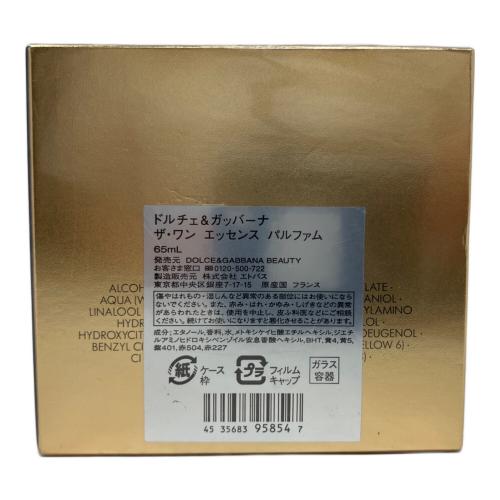 DOLCE & GABBANA (ドルチェ＆ガッバーナ) パルファム 65ml 残量80%-99% ザ・ワン エッセンス