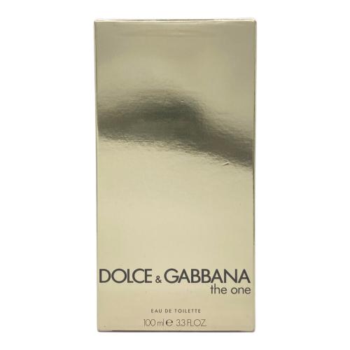DOLCE & GABBANA (ドルチェ＆ガッバーナ) オードトワレ 100ml 残量80%-99% ザ・ワン