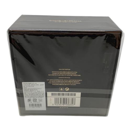 DOLCE & GABBANA (ドルチェ＆ガッバーナ) オードパルファム 50ml 残量80%-99% ベルベットオリエンタルムスク