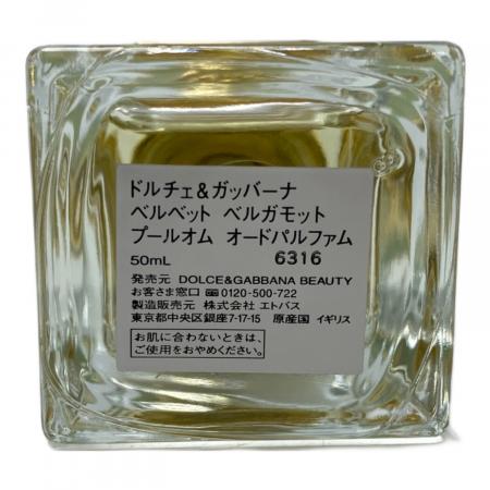 D&G ベルベット ベルガモット プールオム オードパルファム 50ml n D&G