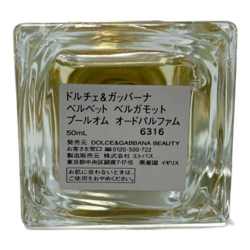 DOLCE & GABBANA (ドルチェ＆ガッバーナ) ベルベット ベルガモット プールオム オードパルファム 50ml