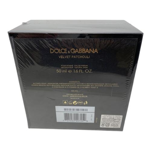 DOLCE & GABBANA (ドルチェ＆ガッバーナ) オードパルファム 50ml 残量80%-99% ベルベットパチョリプールオム