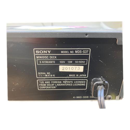 SONY (ソニー) MDデッキ MDS-S37 1996年製