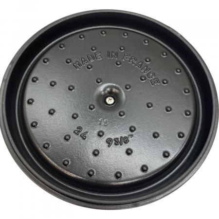Staub (ストウブ) 両手鍋 24cm レッド ピコ・ココット ラウンド