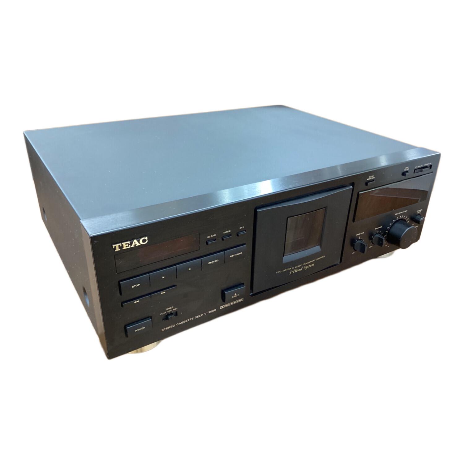 TEAC ステレオカセットデッキ　V-3000 中古 TEAC (ティアック) カセットデッキ V-3000｜トレファクONLINE