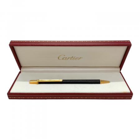 カルティエ Must de Cartier ゴールドボールペン 箱付き Cartier (カルティエ) ボールペン ◇ ブラック｜トレファクONLINE