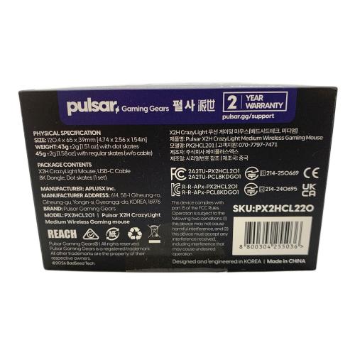 PULSAR (パルサー) X2H CRAZY LIGHT MEDIUM ゲーミングマウス