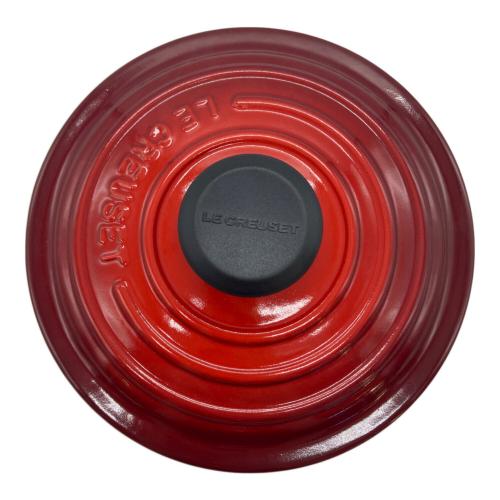 LE CREUSET (ルクルーゼ) ホーロー鍋 16cm レッド ココット・ロンド