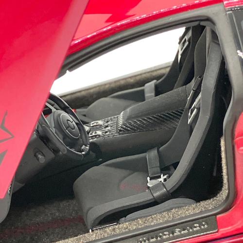 AUTOart (オートアート) LAMBORGHINI MURCIELAGO LP670-4 SV ROSSO TARGA/RED 1/18スケールモデルカー 74626 1/18 ミラー補修あり ランボルギーニムルシエラゴSV