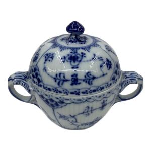 ROYAL COPENHAGEN (ロイヤル・コペンハーゲン) シュガーボウル ブルーフルーテッド・ハーフレース