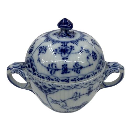 ROYAL COPENHAGEN (ロイヤル・コペンハーゲン) シュガーボウル ブルーフルーテッド・ハーフレース