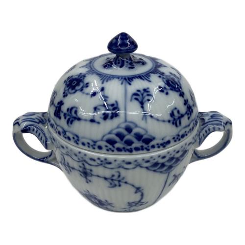 ROYAL COPENHAGEN (ロイヤル・コペンハーゲン) シュガーボウル ブルーフルーテッド・ハーフレース