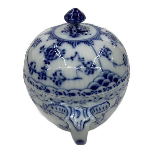 ROYAL COPENHAGEN (ロイヤル・コペンハーゲン) シュガーボウル ブルーフルーテッド・ハーフレース