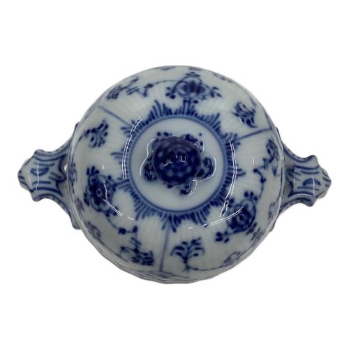 ROYAL COPENHAGEN (ロイヤル・コペンハーゲン) シュガーボウル ブルーフルーテッド・ハーフレース