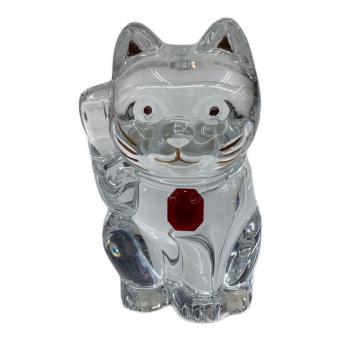 Baccarat (バカラ) まねき猫 レットオクトゴン