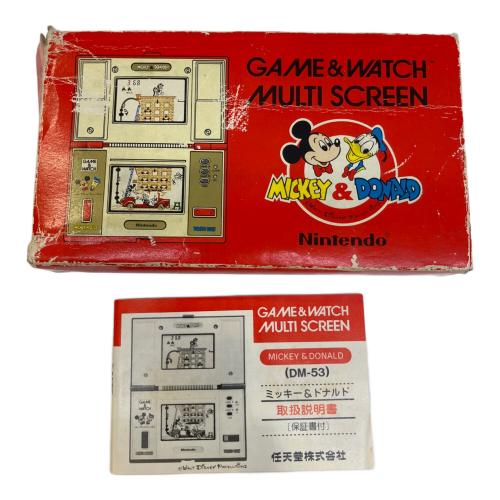 Nintendo (ニンテンドー) GAME&WATCH DM-53 ミッキー＆ドナルド