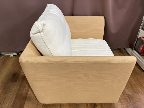 arflex (アルフレックス) 1人掛けソファー 幅:約100㎝ ベージュ×ホワイト a-sofa