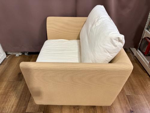 arflex (アルフレックス) 1人掛けソファー 幅:約100㎝ ベージュ×ホワイト a-sofa