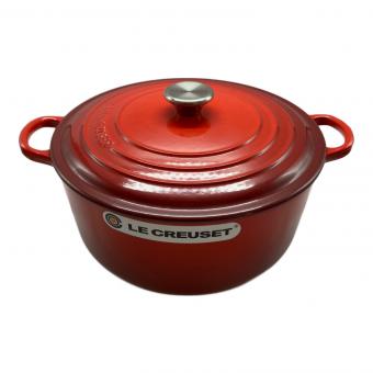 LE CREUSET (ルクルーゼ) 両手鍋 レッド