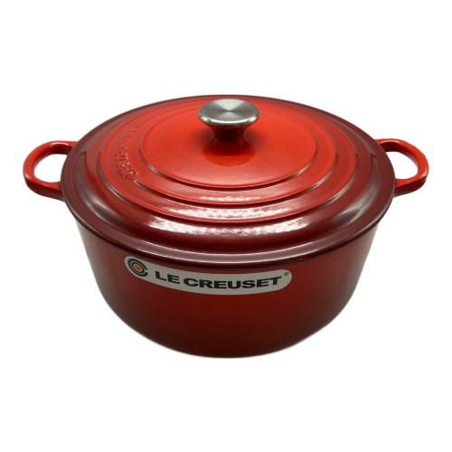LE CREUSET (ルクルーゼ) 両手鍋 レッド
