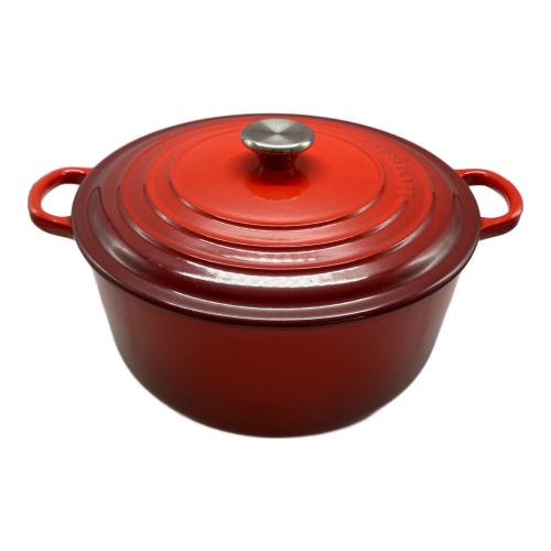 LE CREUSET (ルクルーゼ) 両手鍋 レッド