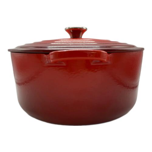LE CREUSET (ルクルーゼ) 両手鍋 レッド