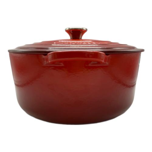 LE CREUSET (ルクルーゼ) 両手鍋 レッド