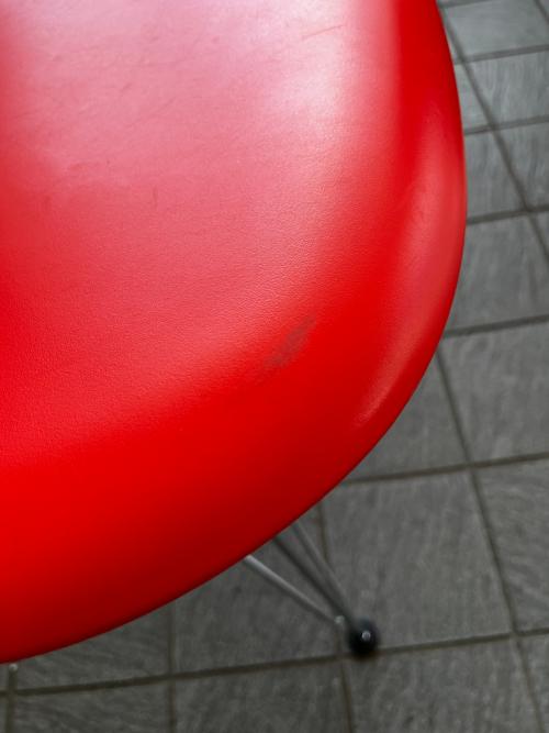 Herman Miller (ハーマンミラー) サイドシェルチェア GS刻印 ロッドワイヤーベース オレンジ