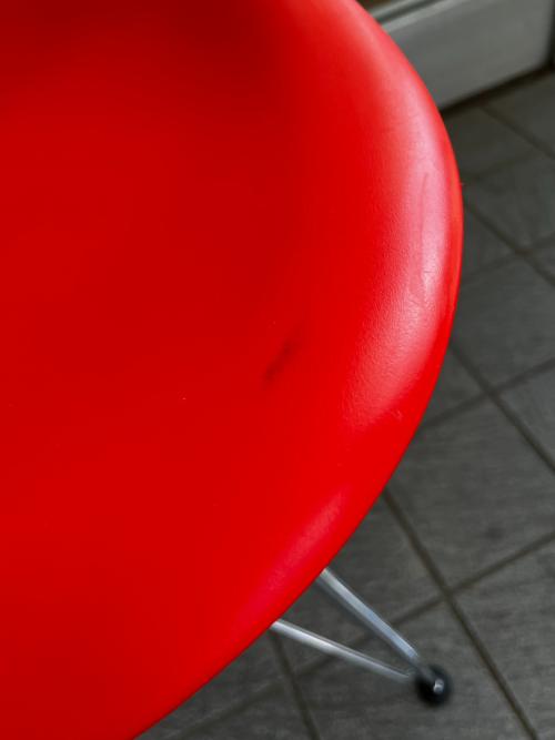 Herman Miller (ハーマンミラー) サイドシェルチェア GS刻印 ロッドワイヤーベース オレンジ