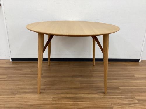 日進木工 (ニッシンモッコウ) ダイニング3点セット WHITE WOOD 幅:約110㎝
