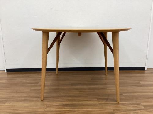 日進木工 (ニッシンモッコウ) ダイニング3点セット WHITE WOOD 幅:約110㎝