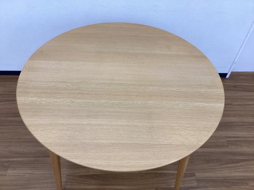日進木工 (ニッシンモッコウ) ダイニング3点セット WHITE WOOD 幅:約110㎝