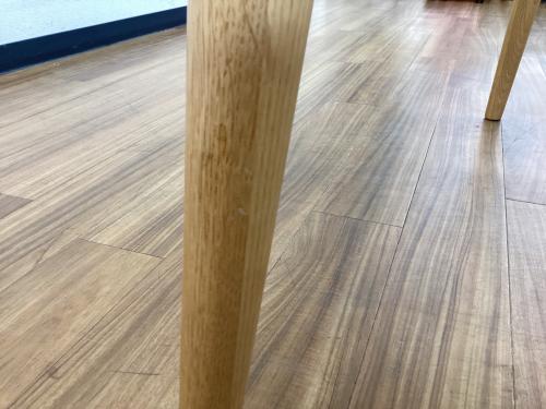 日進木工 (ニッシンモッコウ) ダイニング3点セット WHITE WOOD 幅:約110㎝