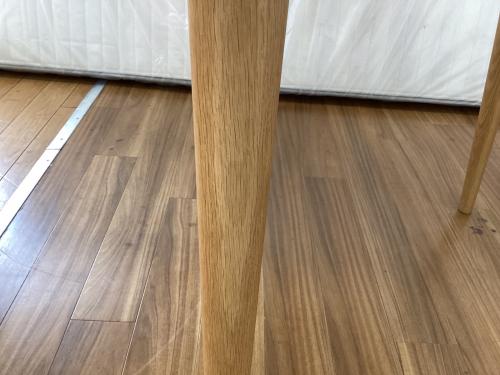 日進木工 (ニッシンモッコウ) ダイニング3点セット WHITE WOOD 幅:約110㎝