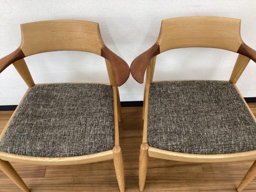 日進木工 (ニッシンモッコウ) ダイニング3点セット WHITE WOOD 幅:約110㎝