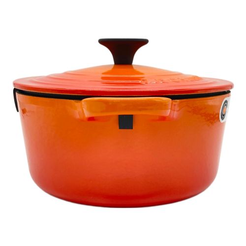 LE CREUSET (ルクルーゼ) ココットロンド オレンジ 18cm