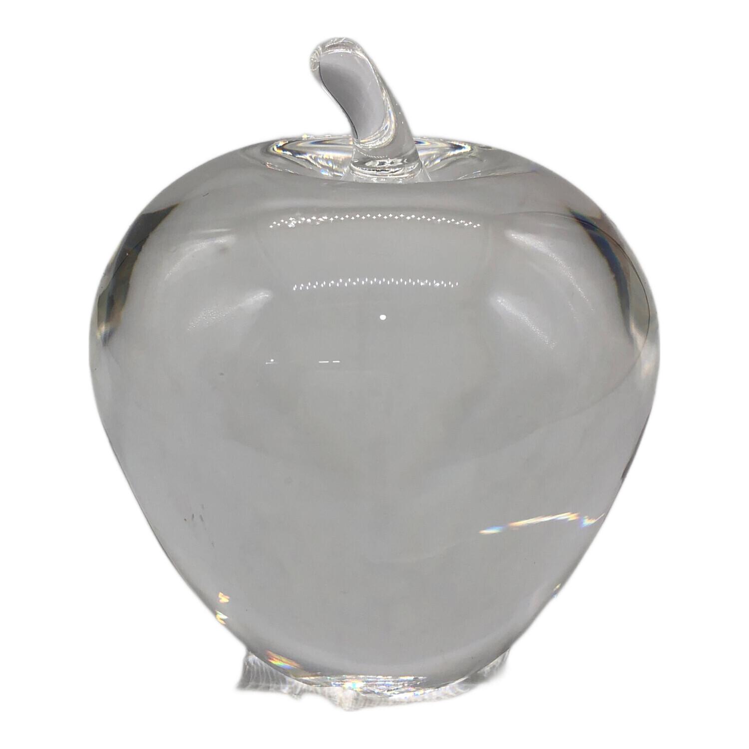 スチューベン　STEUBEN apple Steuben/スチューベン クリスタルガラス リンゴ アップル オブジェ
