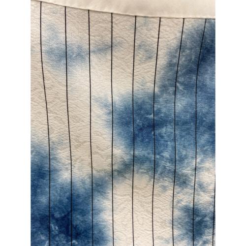 斉藤上太郎 小紋　袷　Mサイズ　落款有　JOTARO SAITO　紺色　和装