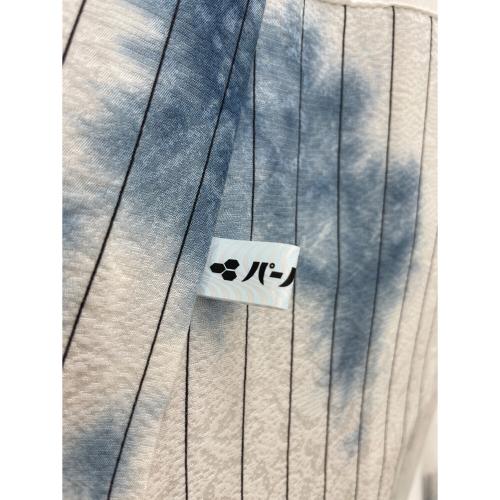 斉藤上太郎 小紋　袷　Mサイズ　落款有　JOTARO SAITO　紺色　和装