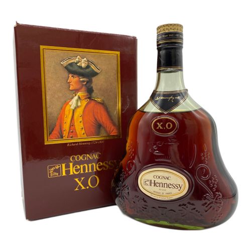 ヘネシー (Hennessy) ブランデー 700ml XO 金キャップ グリーンボトル 未開封