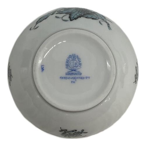 ヘレンド　プラチナ　シュガーポット　直径9㎝　東T7-0601① ヘレンド プラチナ シュガーポット 直径9㎝ 東T7-0601①