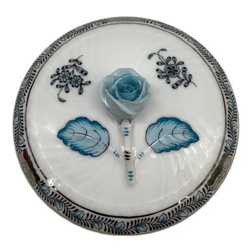 ヘレンド プラチナ シュガーポット 直径9㎝ 東T7-0601① ヘレンド