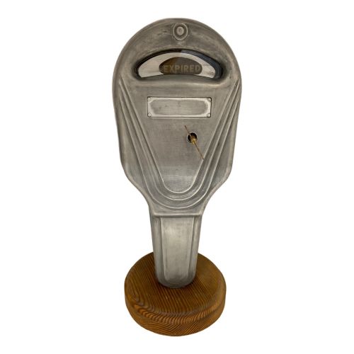 ヴィンテージパーキングメーター 【動作保証無】※インテリア評価・鍵欠品