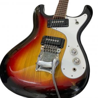 mosrite (モズライト) エレキギター サンバースト トラスロッド余裕あり・フレッド7-8割 順反り有