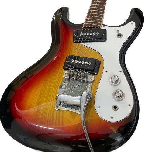 mosrite (モズライト) エレキギター サンバースト トラスロッド余裕あり・フレッド7-8割 順反り有