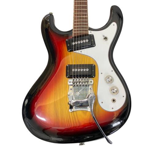 mosrite (モズライト) エレキギター サンバースト トラスロッド余裕あり・フレッド7-8割 順反り有