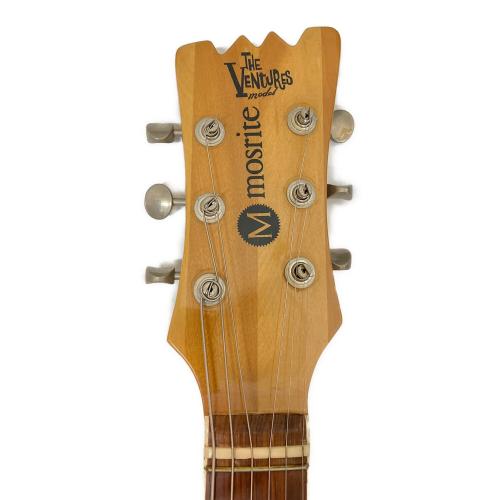mosrite (モズライト) エレキギター サンバースト トラスロッド余裕あり・フレッド7-8割 順反り有
